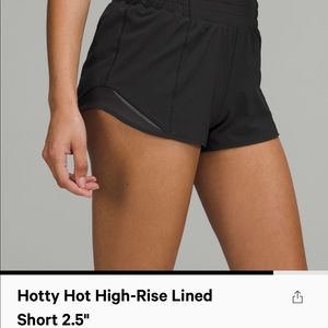 Lululemon hotty hot high-rise 2.5 gray size 10